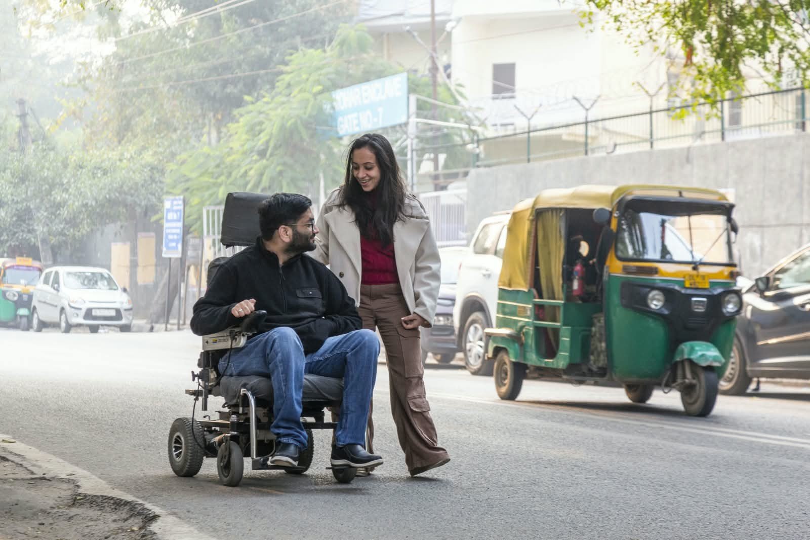 Rewant Katyal and Himanshi Sardana on the road